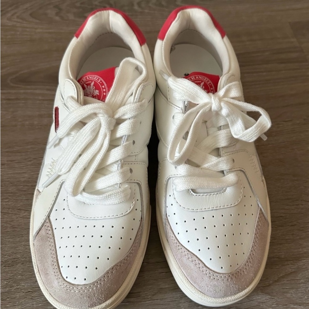 Palm Angels University Sneakers in Fuschia White / Size 38 - Picture 11 of 12